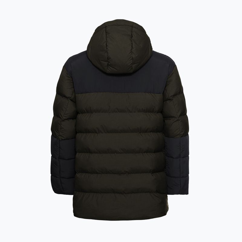 Мъжко ватирано яке Jack Wolfskin Icy Hollow Hooded obsidian moss 8