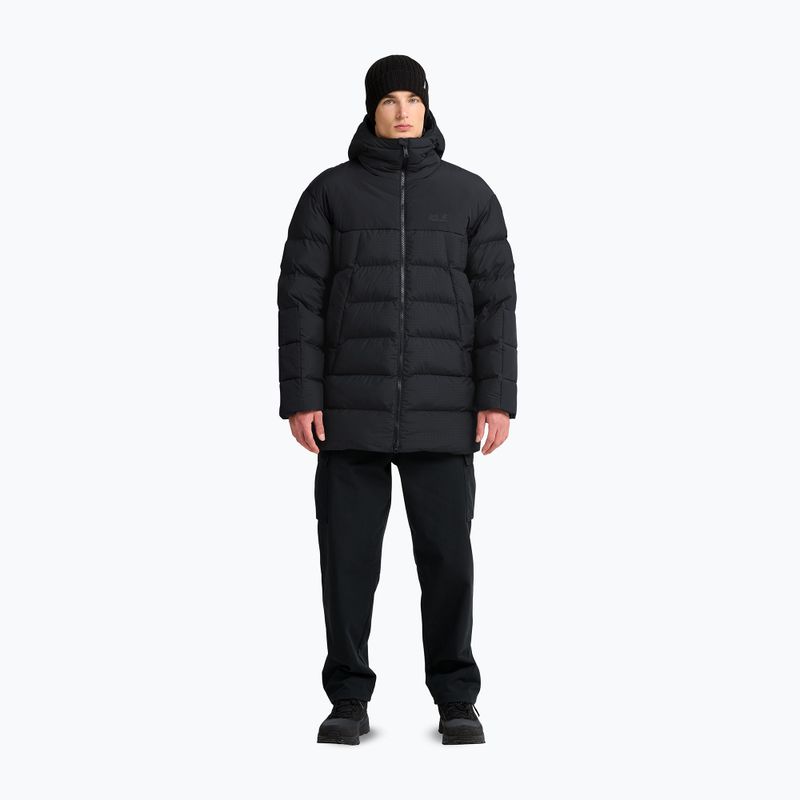Мъжко ватирано яке Jack Wolfskin Icy Hollow Hooded phantom 2