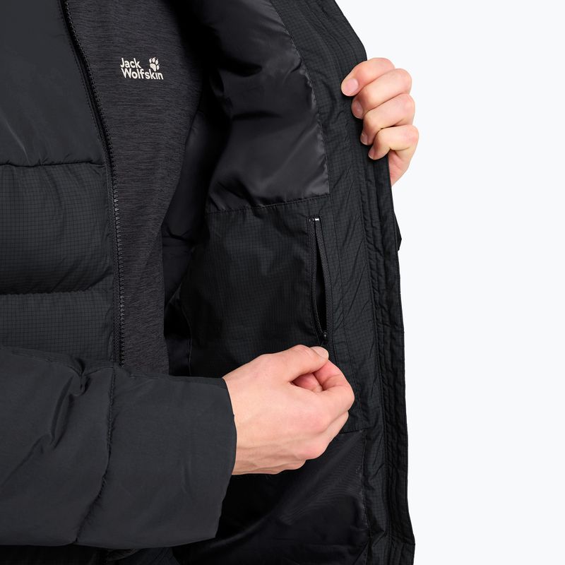 Мъжко ватирано яке Jack Wolfskin Icy Hollow Hooded phantom 5