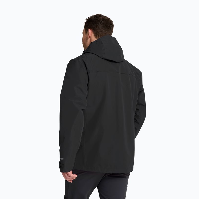 Мъжко яке 3-в-1 Jack Wolfskin Stonetrail 3In1 black 3