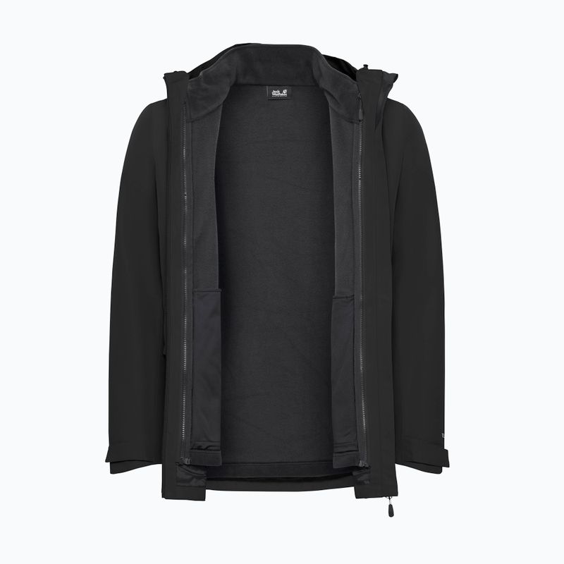 Мъжко яке 3-в-1 Jack Wolfskin Stonetrail 3In1 black 12