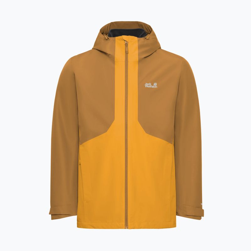 Мъжко яке 3-в-1 Jack Wolfskin Stonetrail 3In1 burly yellow jw 10