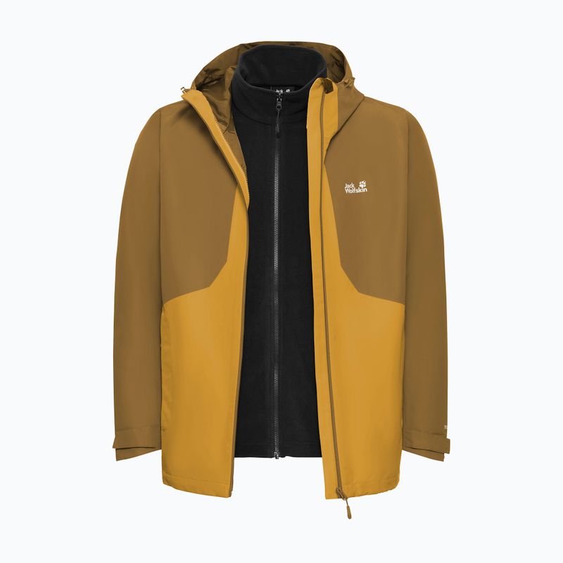 Мъжко яке 3-в-1 Jack Wolfskin Stonetrail 3In1 burly yellow jw 12