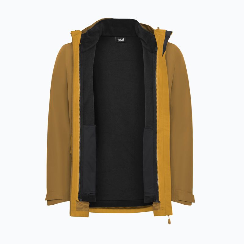 Мъжко яке 3-в-1 Jack Wolfskin Stonetrail 3In1 burly yellow jw 13