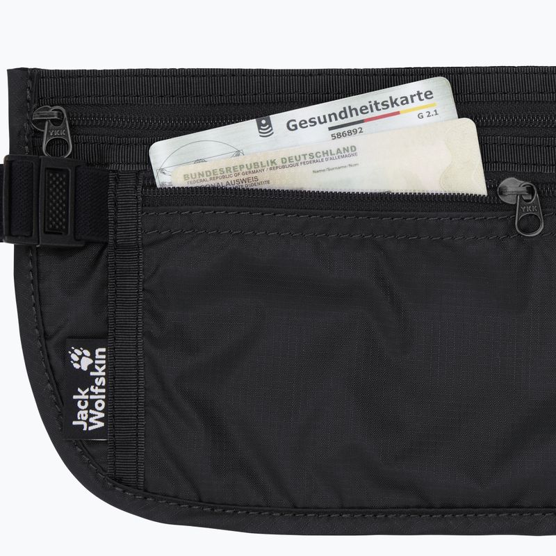 Чантичка за кръстна Jack Wolfskin Document Belt De Luxe phantom 6