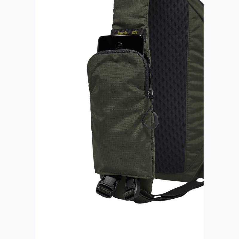 Раница през рамо Jack Wolfskin Little Scout 10 rich olive 6
