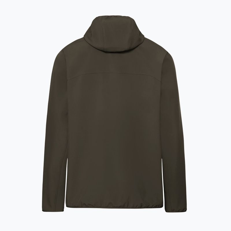 Мъжко ветроустойчиво яке Jack Wolfskin Wild Winds Hooded obsidian moss 10