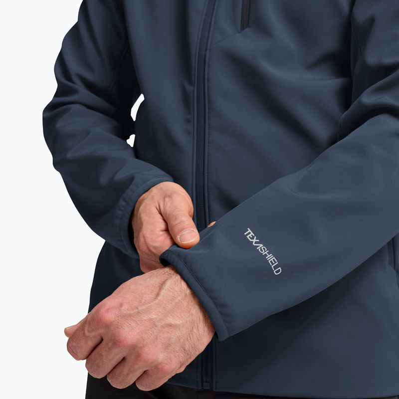 Мъжко ветроустойчиво яке Jack Wolfskin Wild Winds Hooded midnight sky 7