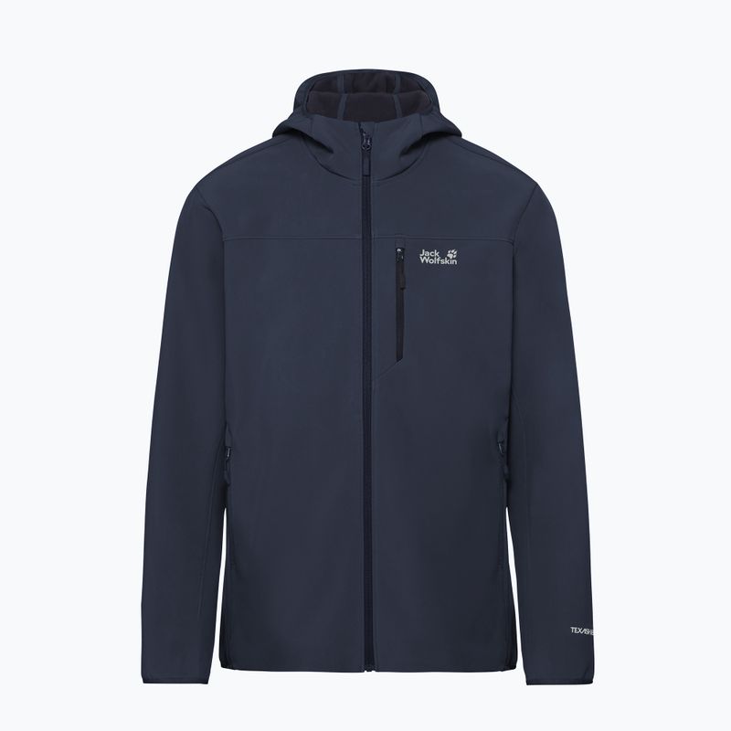 Мъжко ветроустойчиво яке Jack Wolfskin Wild Winds Hooded midnight sky 8