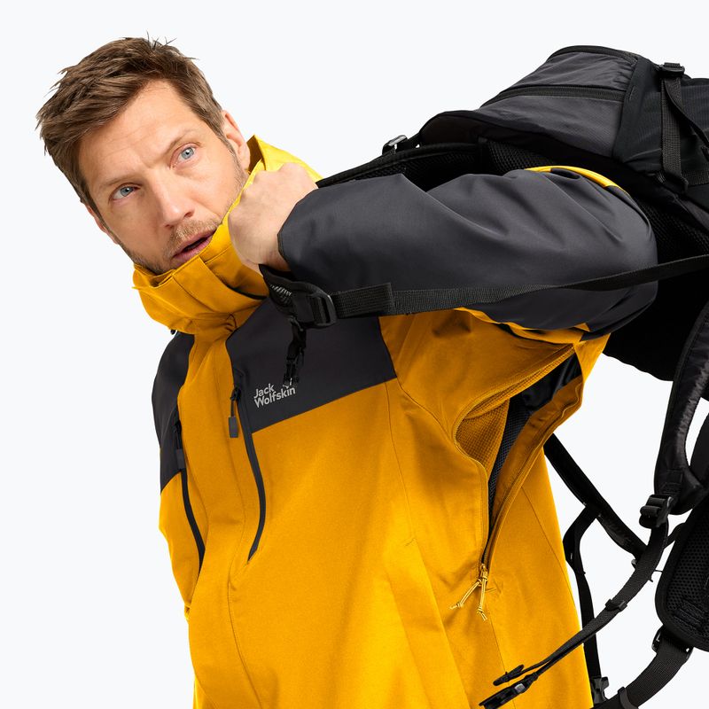 Мъжко яке за дъжд Jack Wolfskin Jasper Pro 2L burly yellow jw 4