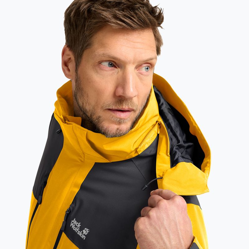 Мъжко яке за дъжд Jack Wolfskin Jasper Pro 2L burly yellow jw 5