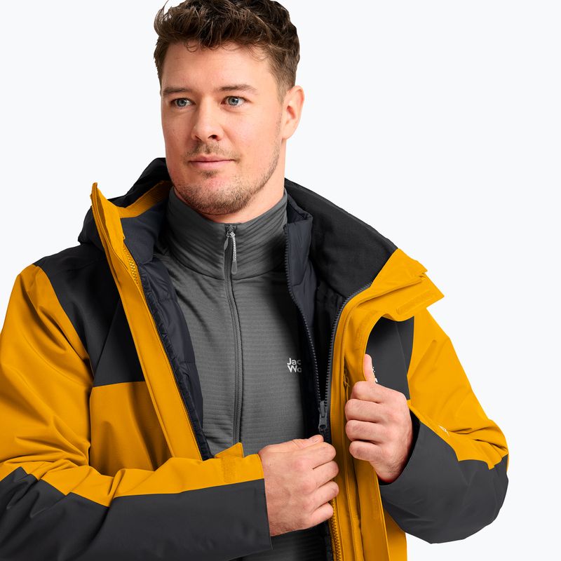Мъжко яке 3-в-1 Jack Wolfskin Jasper Pro 3IN1 burly yellow jw 7