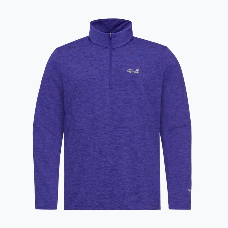 Мъжки поларен суитшърт Jack Wolfskin Trail Half Zip glow ink 4