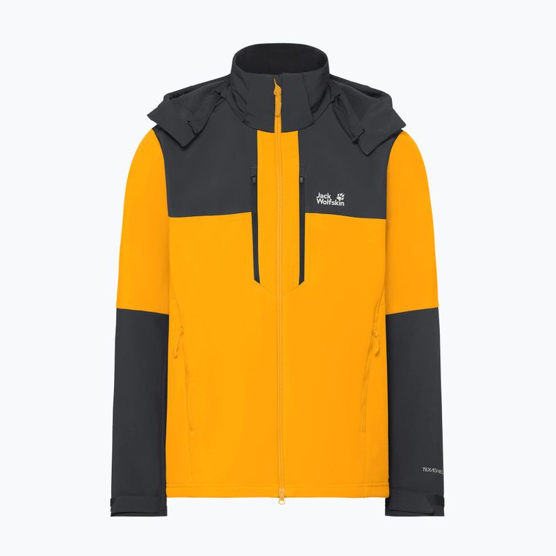 Мъжко ветроустойчиво яке Jack Wolfskin Jasper burly yellow jw 9