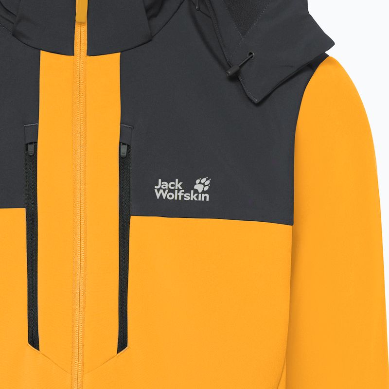 Мъжко ветроустойчиво яке Jack Wolfskin Jasper burly yellow jw 12