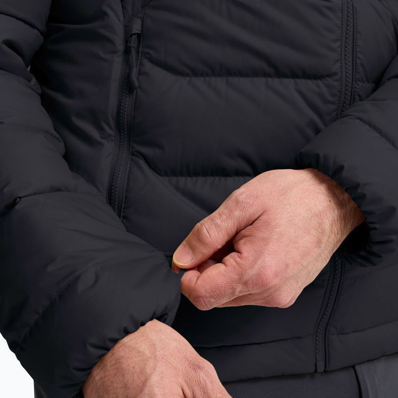 Мъжко пухено яке Jack Wolfskin Wild Pass Down Hoody black 5