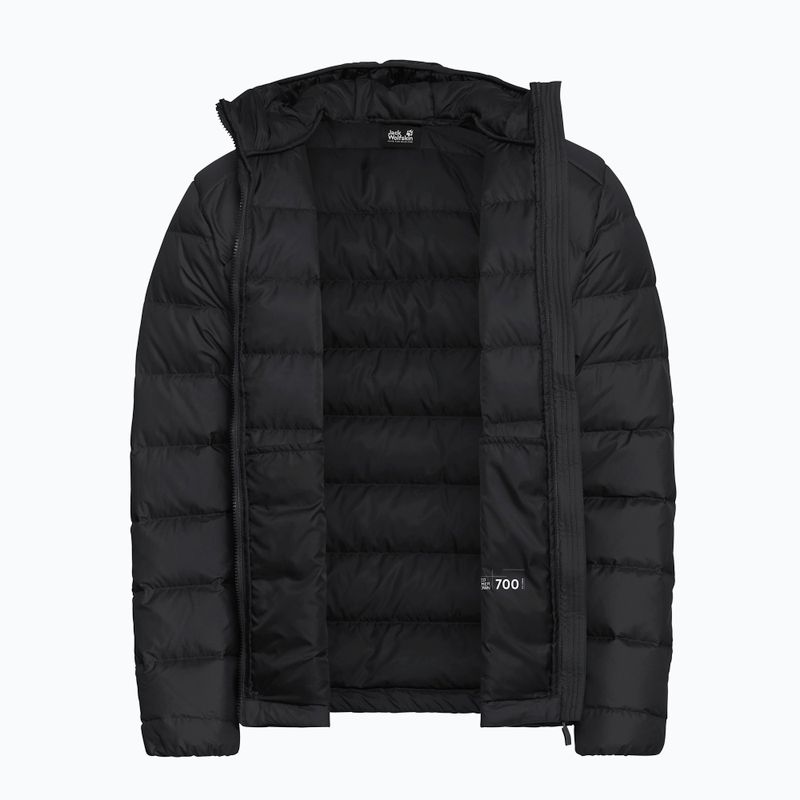 Мъжко пухено яке Jack Wolfskin Wild Pass Down Hoody black 9