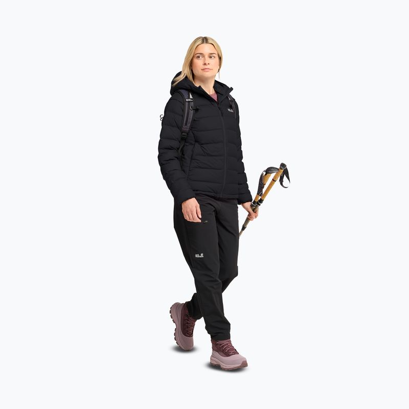 Дамско пухено яке Jack Wolfskin Wild Pass Down Hoody Rds black 2