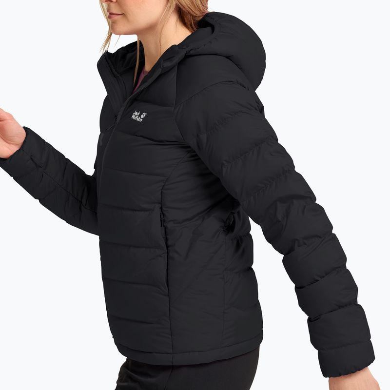 Дамско пухено яке Jack Wolfskin Wild Pass Down Hoody Rds black 4