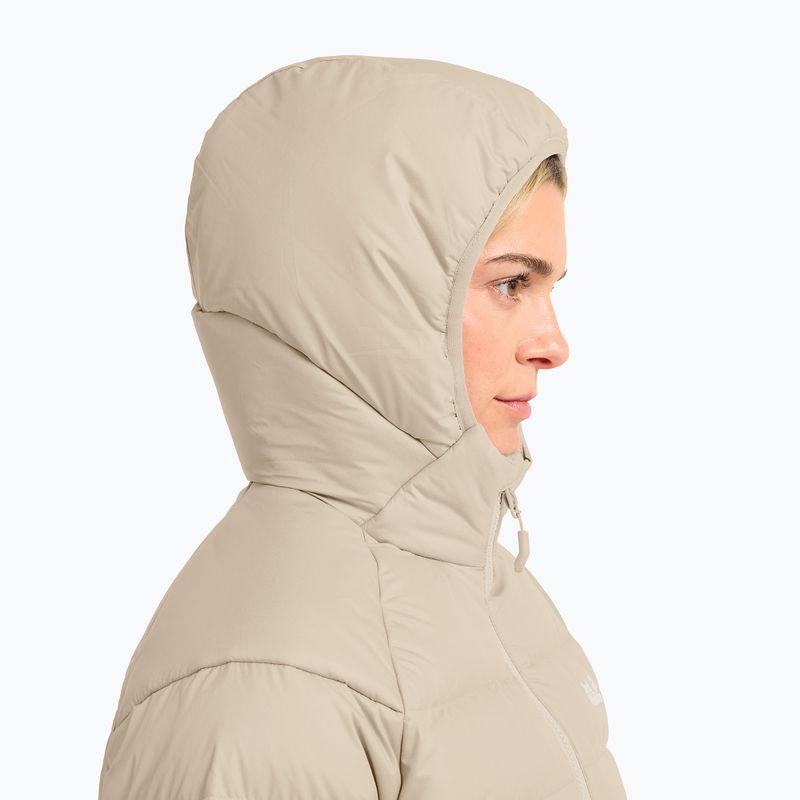 Дамско пухено яке Jack Wolfskin Wild Pass Down Hoody Rds oyster 5