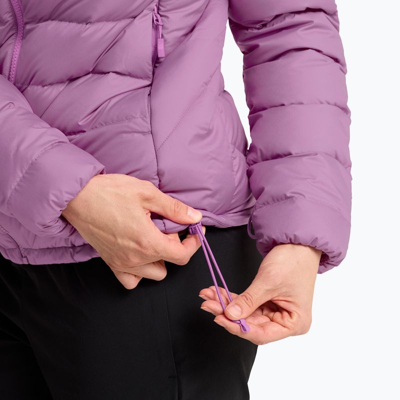Дамско пухено яке Jack Wolfskin Wild Pass Down Hoody Rds vivid orchid 6