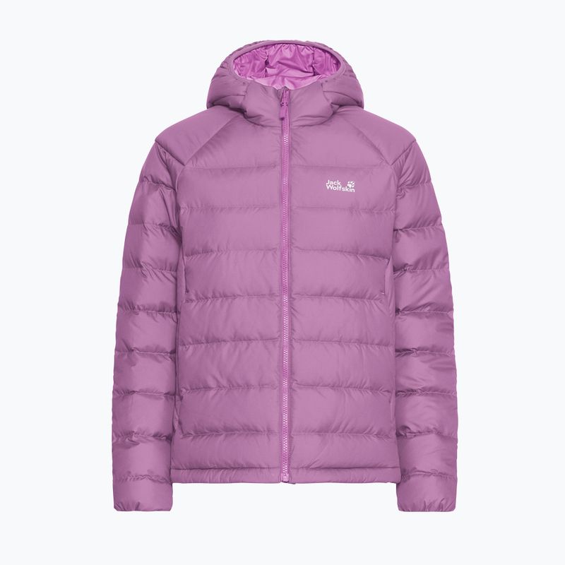 Дамско пухено яке Jack Wolfskin Wild Pass Down Hoody Rds vivid orchid 7