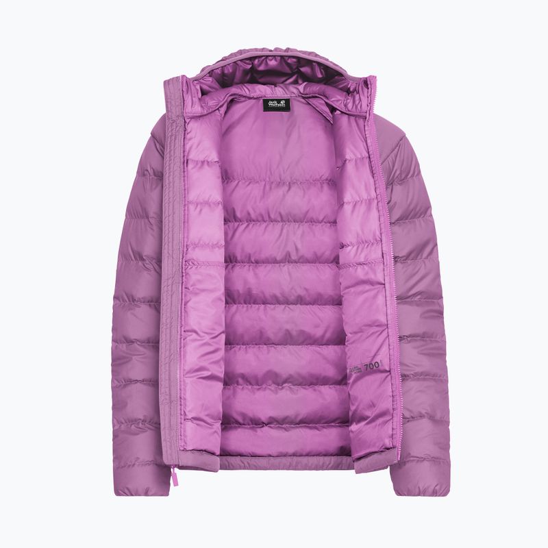 Дамско пухено яке Jack Wolfskin Wild Pass Down Hoody Rds vivid orchid 8