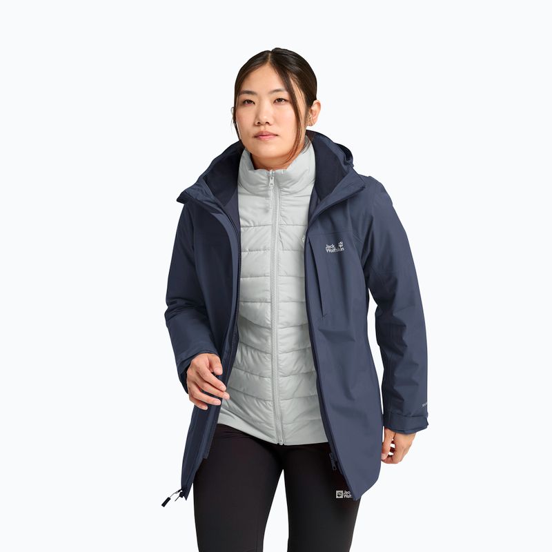 Дамско яке 3-в-1  Jack Wolfskin Hunberg 2 3IN1 midnight sky 4