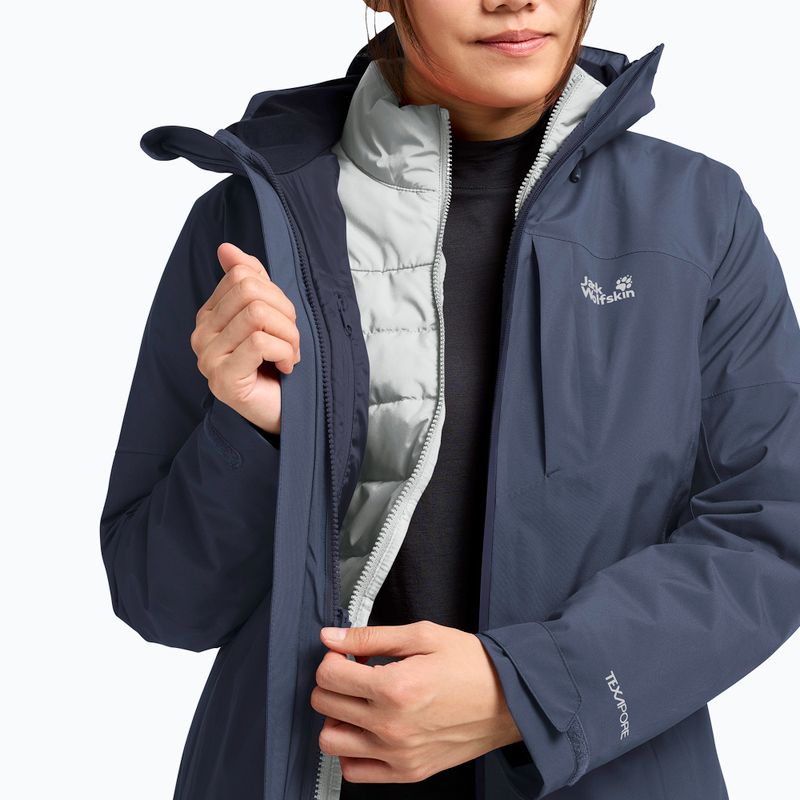 Дамско яке 3-в-1  Jack Wolfskin Hunberg 2 3IN1 midnight sky 7
