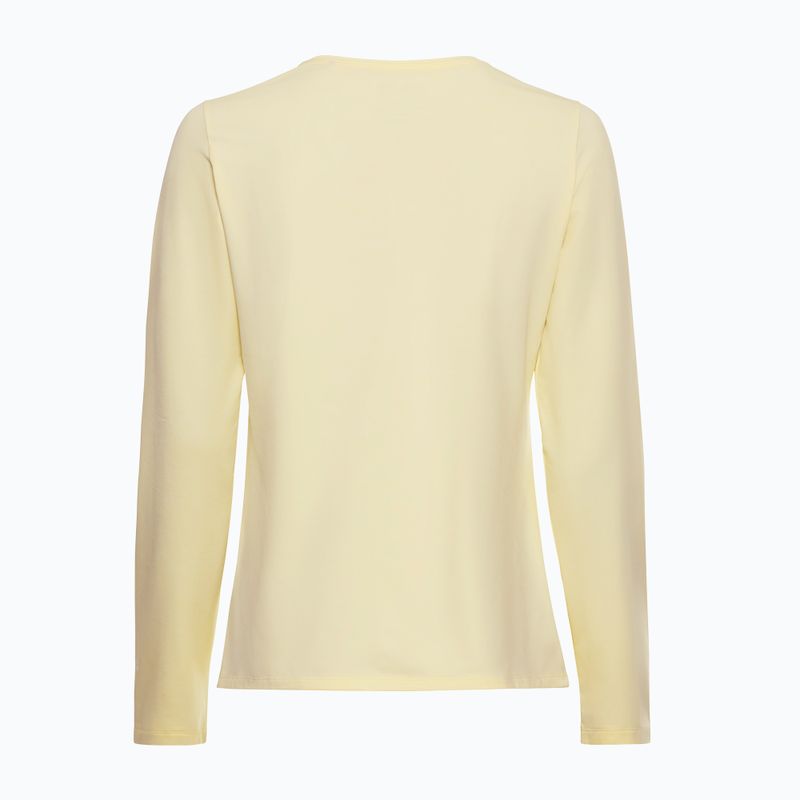 Дамска блуза с дълъг ръкав за  трекинг Jack Wolfskin Trail vanilla cream 5