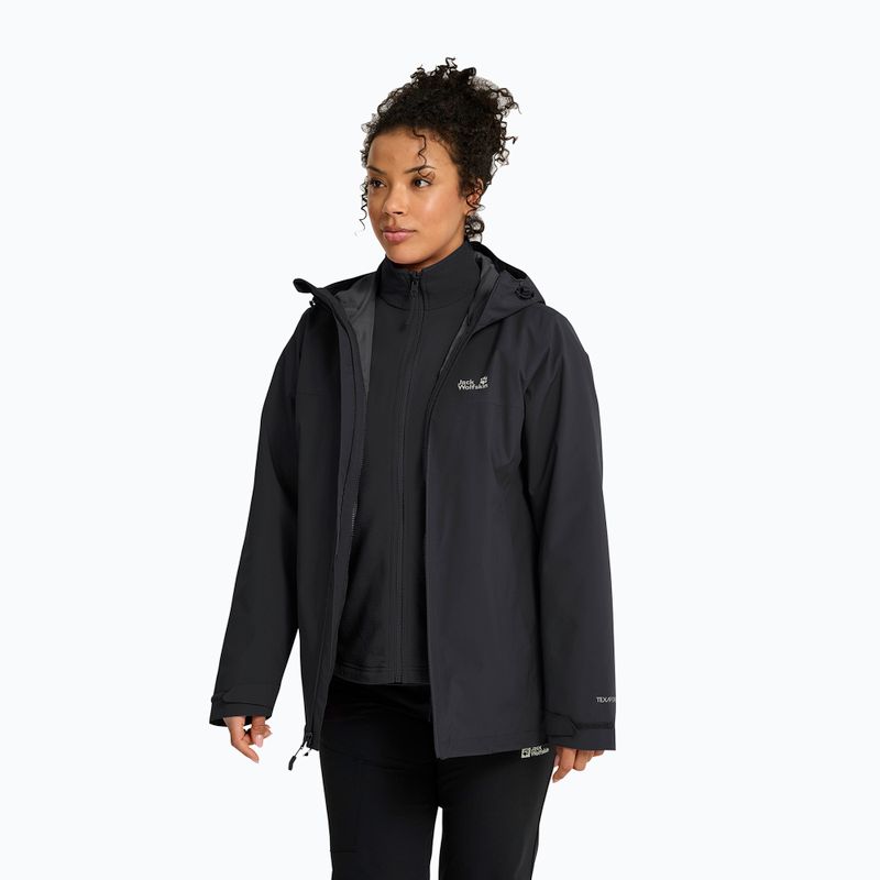 Дамско яке 3-в-1  Jack Wolfskin Moonrise 2 3IN1 black 4