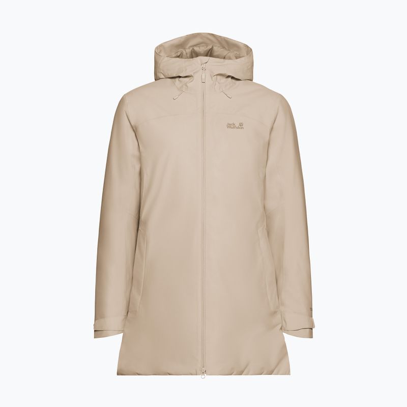 Дамско яке за дъжд Jack Wolfskin Heidelstein 2 Ins oyster 7