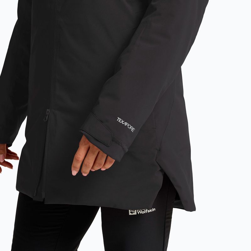 Дамско яке за дъжд Jack Wolfskin Heidelstein 2 Ins black 5