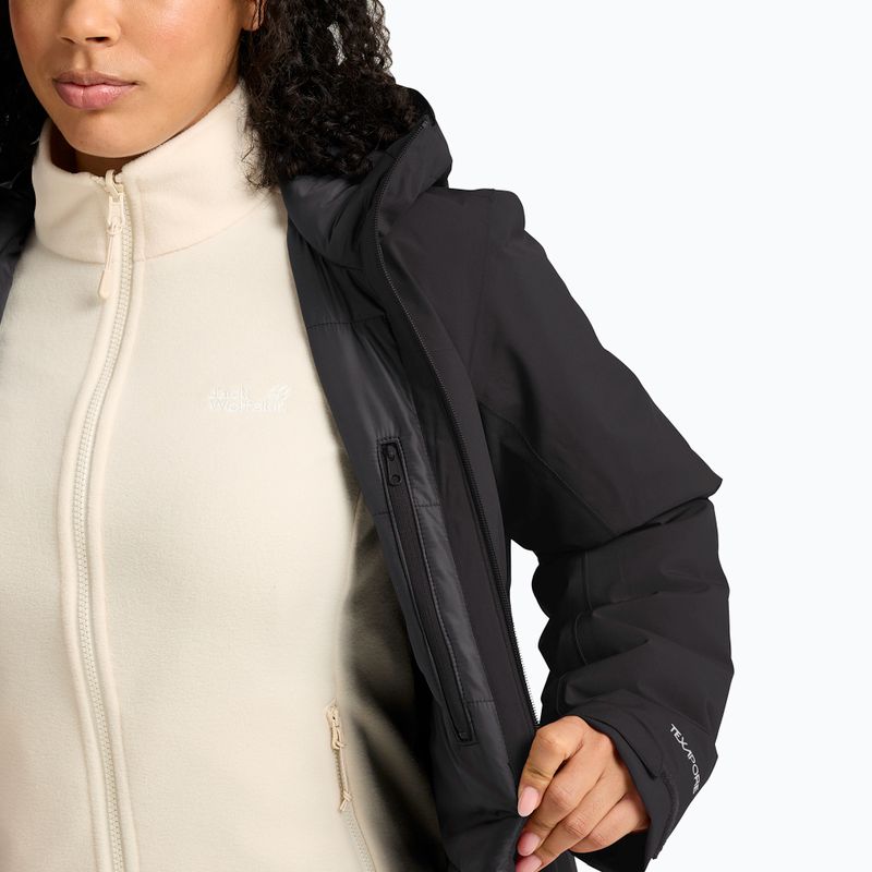 Дамско яке за дъжд Jack Wolfskin Heidelstein 2 Ins black 6