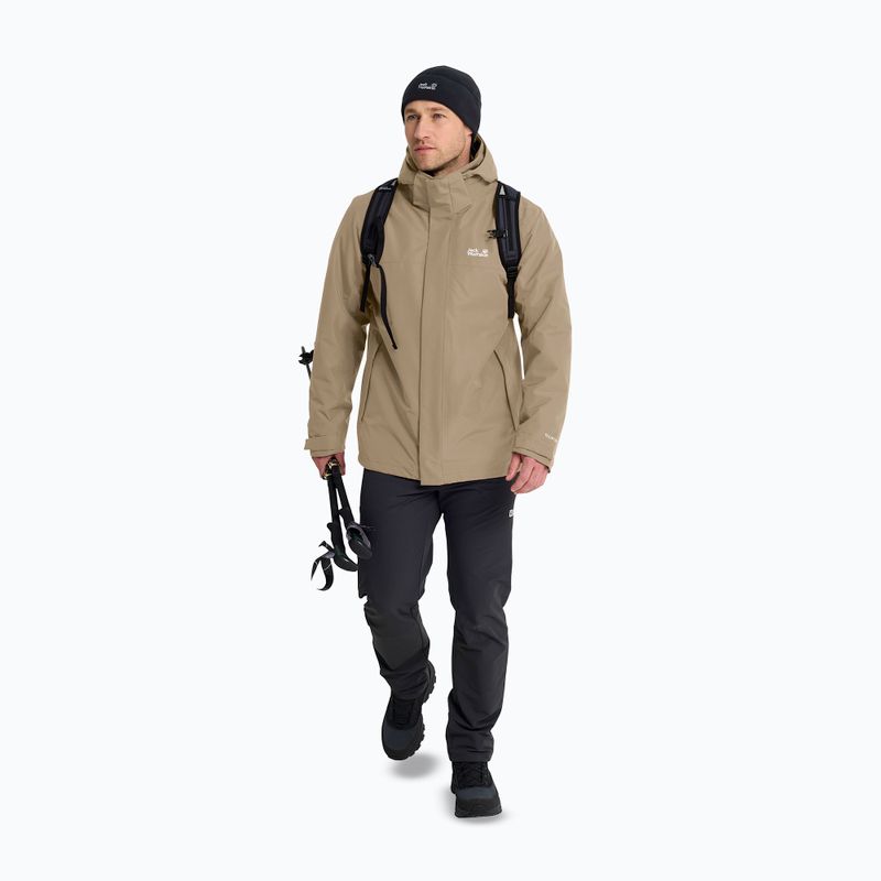 Мъжко яке 3-в-1 Jack Wolfskin Stonelite 3In1 hazel wood 2