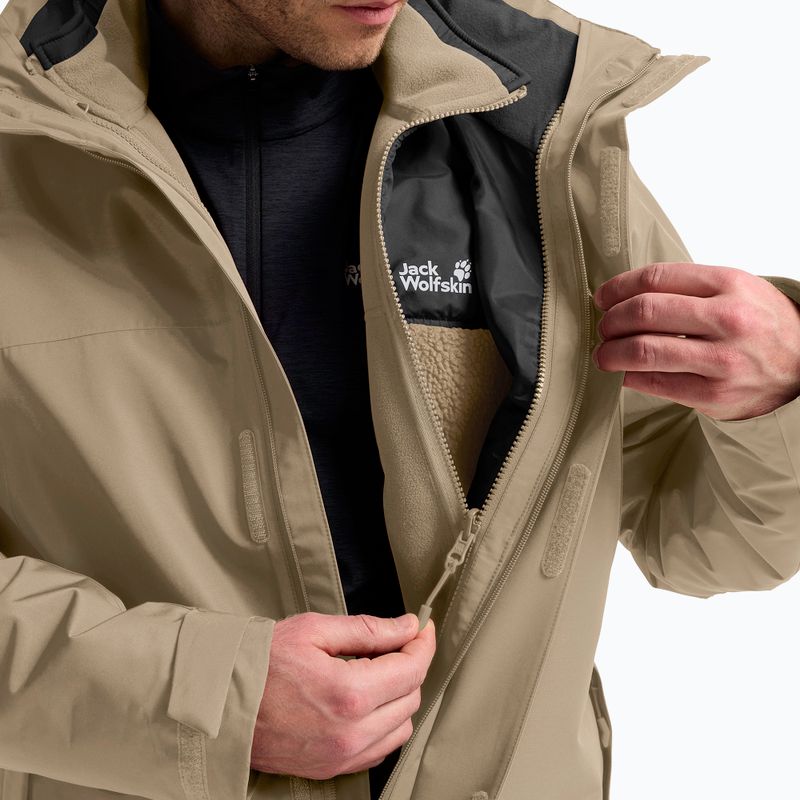 Мъжко яке 3-в-1 Jack Wolfskin Stonelite 3In1 hazel wood 7