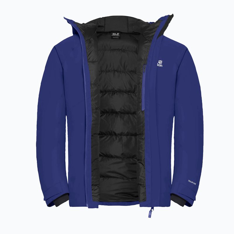 Мъжко пухено яке Jack Wolfskin Icecape 2 l Down Ins Rds glow ink 9