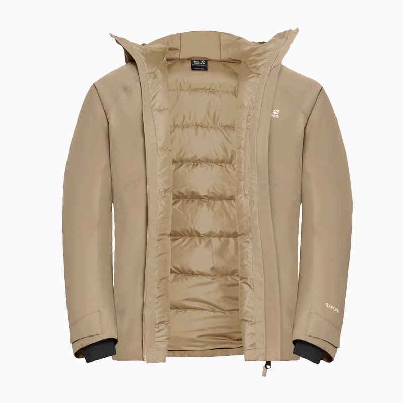 Мъжко пухено яке Jack Wolfskin Icecape 2 l Down Ins Rds hazel wood 9