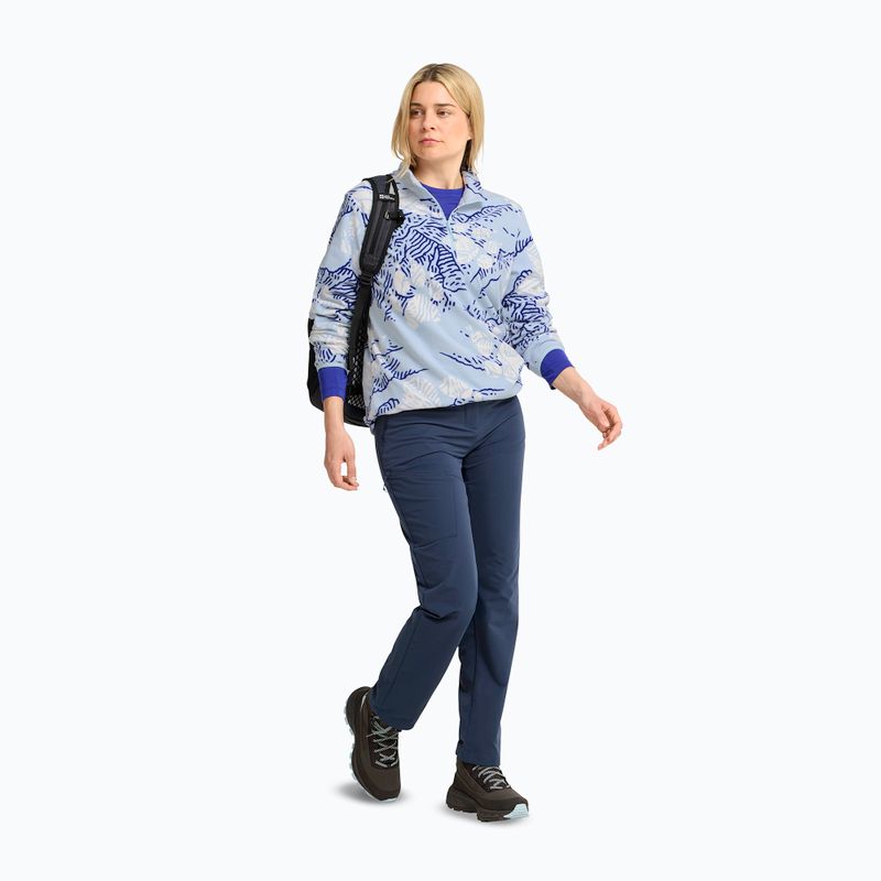 Дамски поларен суитшърт Jack Wolfskin Paw Era 100 Orint Half Zip paw crystal blue 2