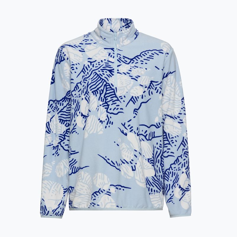 Дамски поларен суитшърт Jack Wolfskin Paw Era 100 Orint Half Zip paw crystal blue 7