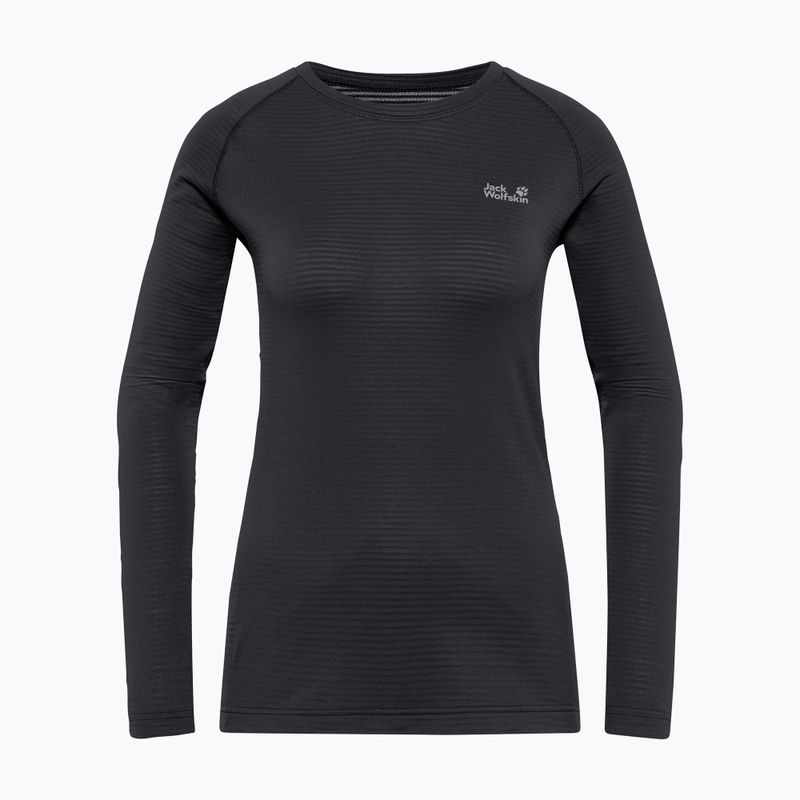 Дамски термоактивен суитшърт Jack Wolfskin Infinite Warm LS black 3