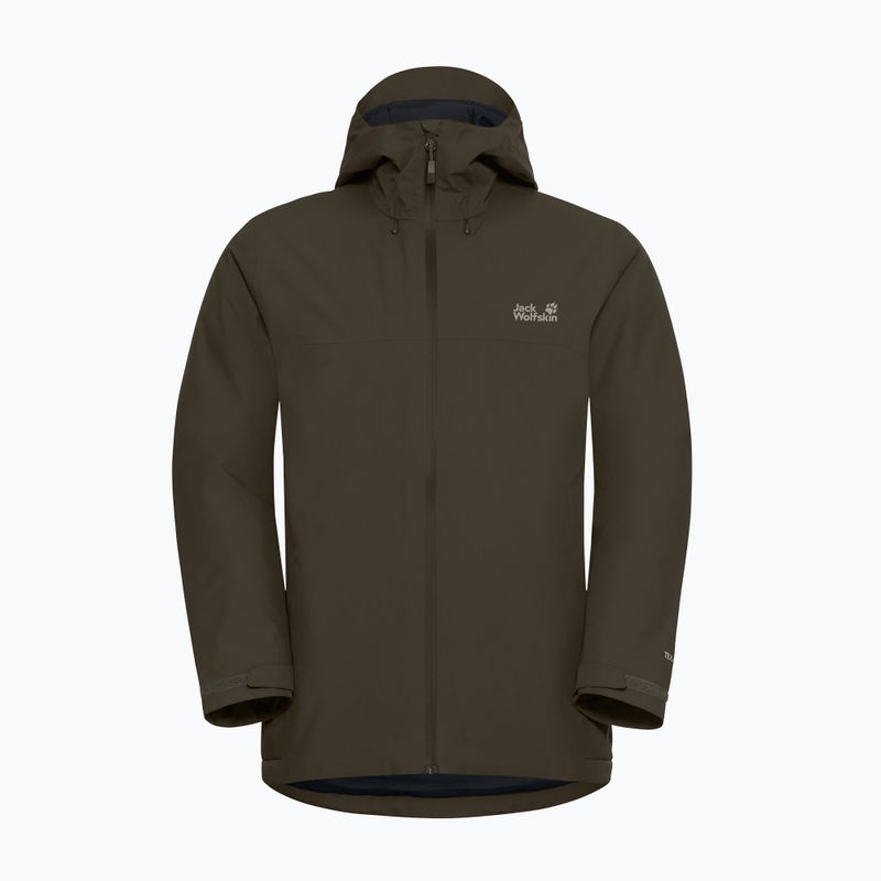 Мъжко ватирано яке Jack Wolfskin Wisper Ins obsidian moss 7
