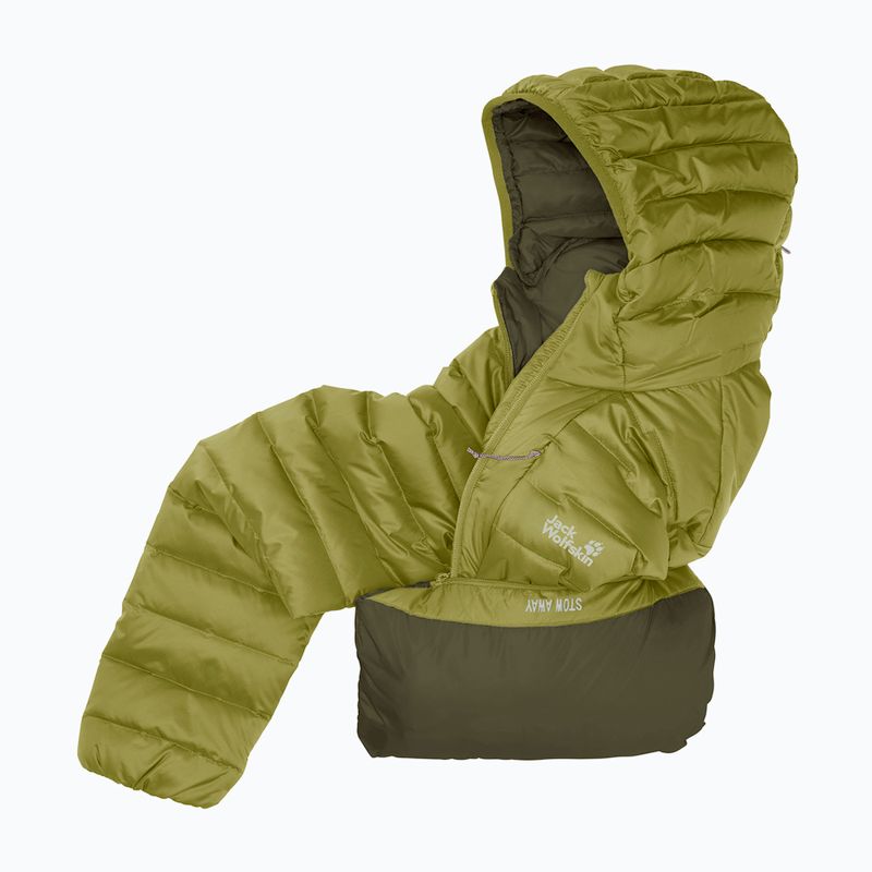 Мъжко пухено яке Jack Wolfskin Passamani Down Hoody khaki green 9