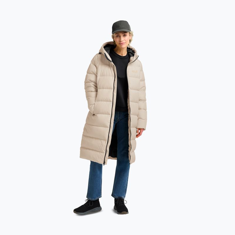 Дамско пухено палто Jack Wolfskin Frozen Palace Coat oyster 3