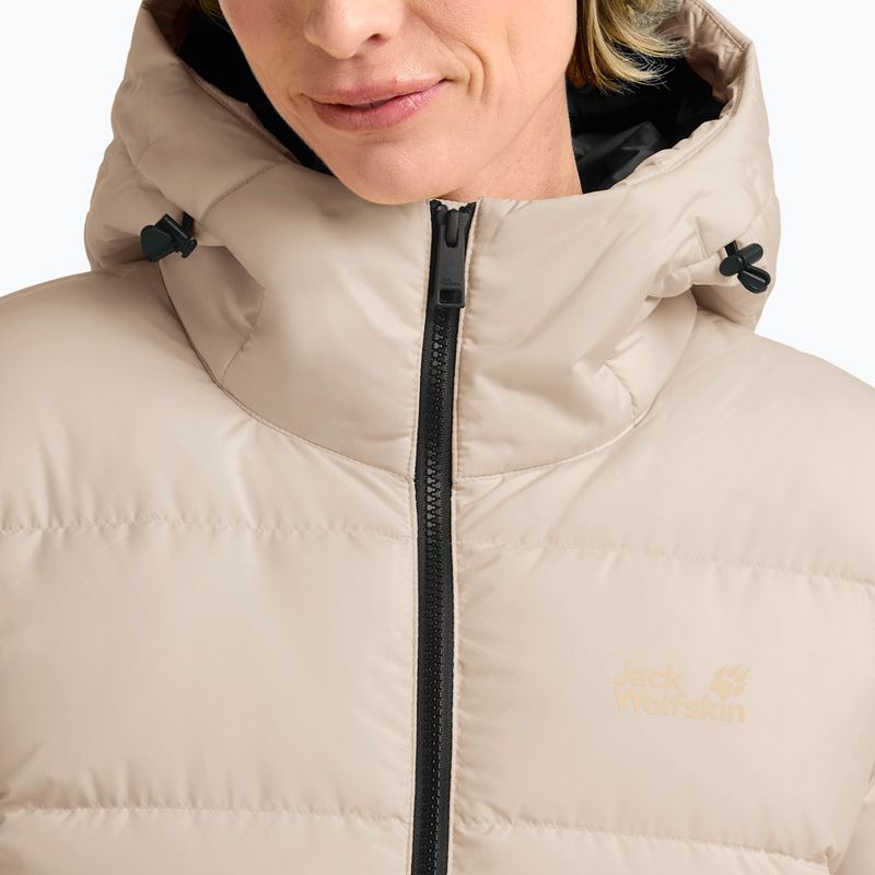Дамско пухено палто Jack Wolfskin Frozen Palace Coat oyster 4