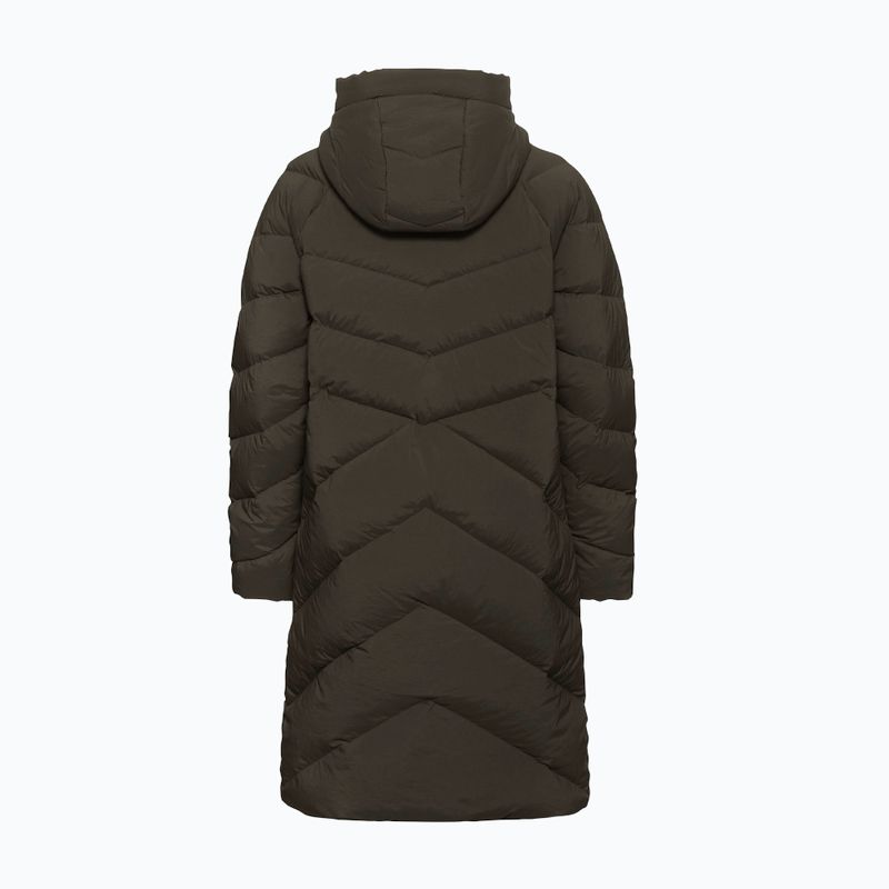 Дамско пухено палто Jack Wolfskin Marienplatz Coat obsidian moss 7