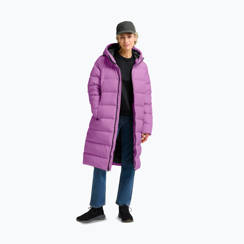 Дамско пухено палто Jack Wolfskin Frozen Palace Coat vivid orchid 3