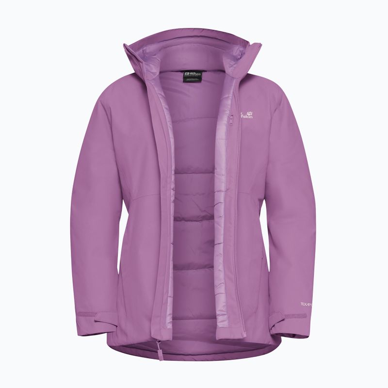 Дамско ватирано яке Jack Wolfskin Wisper Ins vivid orchid 9