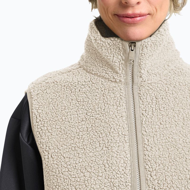 Дамски елек Jack Wolfskin High Curl oyster 4