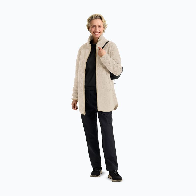 Дамски поларен суитшърт Jack Wolfskin High Curl Coat oyster 2